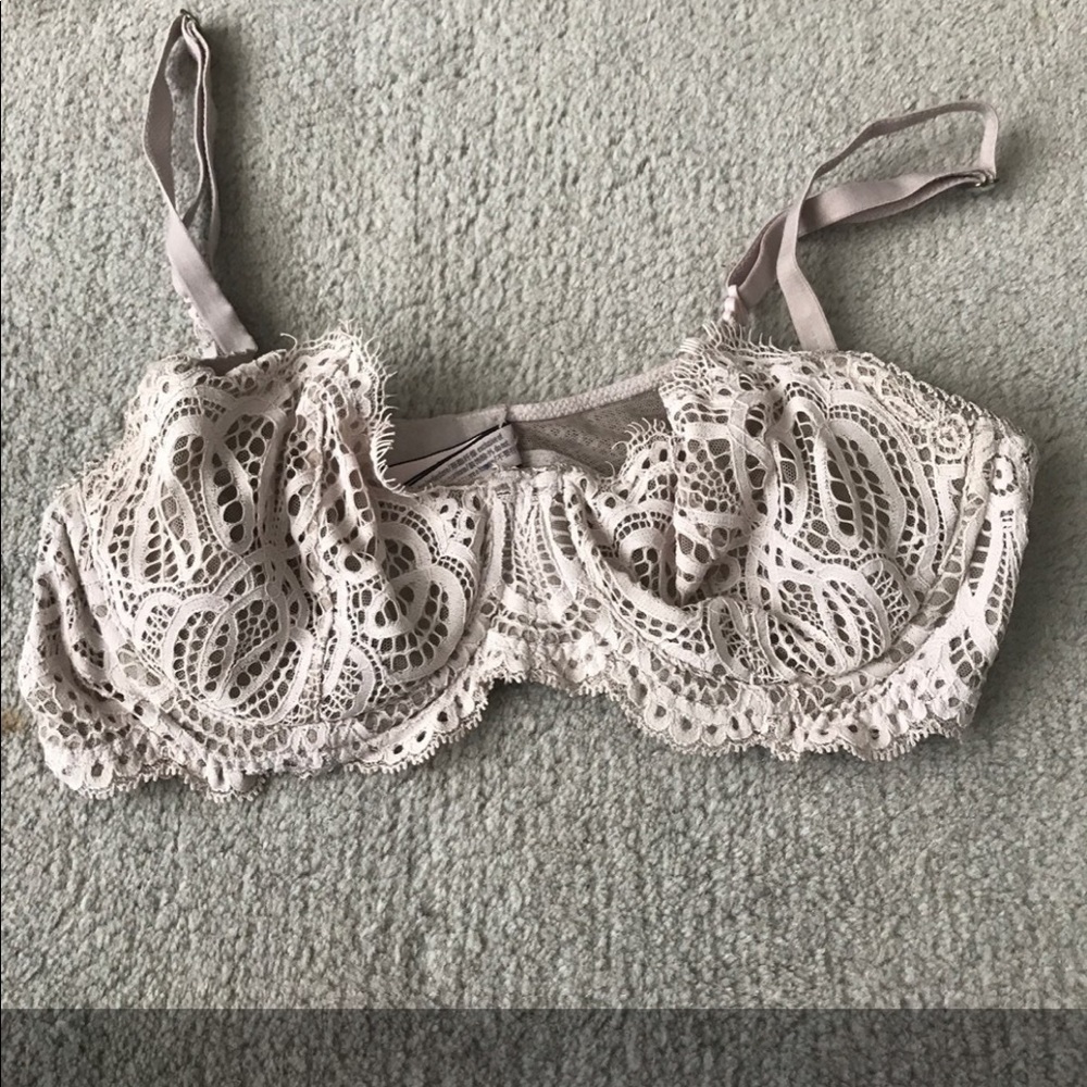 VS DREAM ANGELS FLORAL LACE BRA 34C